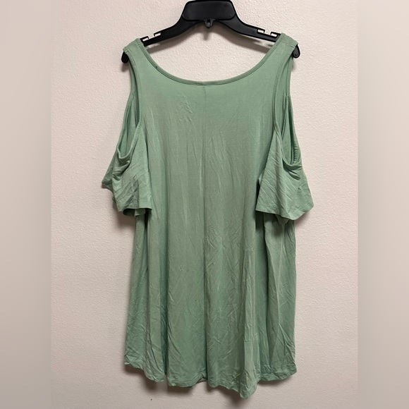 Torrid Super Soft Knits Good Energy Is Contagious Green Blouse Size 1 Or 1X - Picture 2 of 6